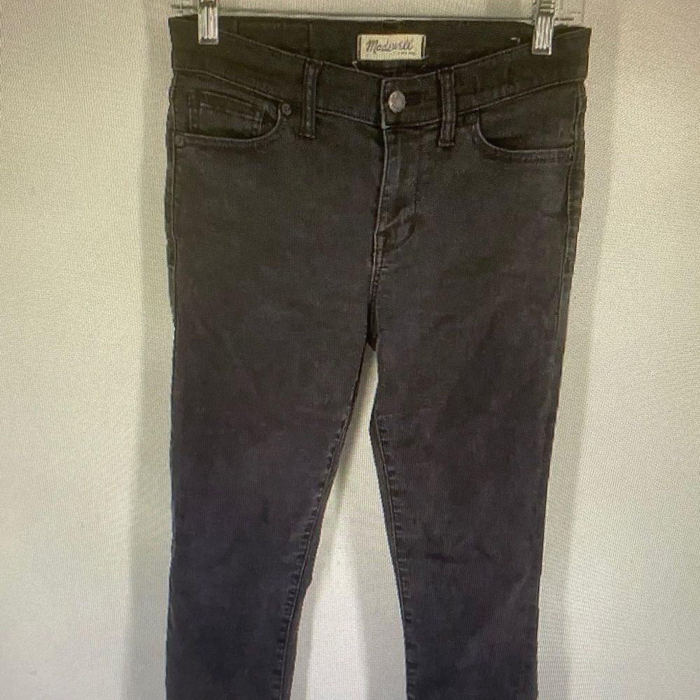 Madewell Washed Black Skinny Jeans